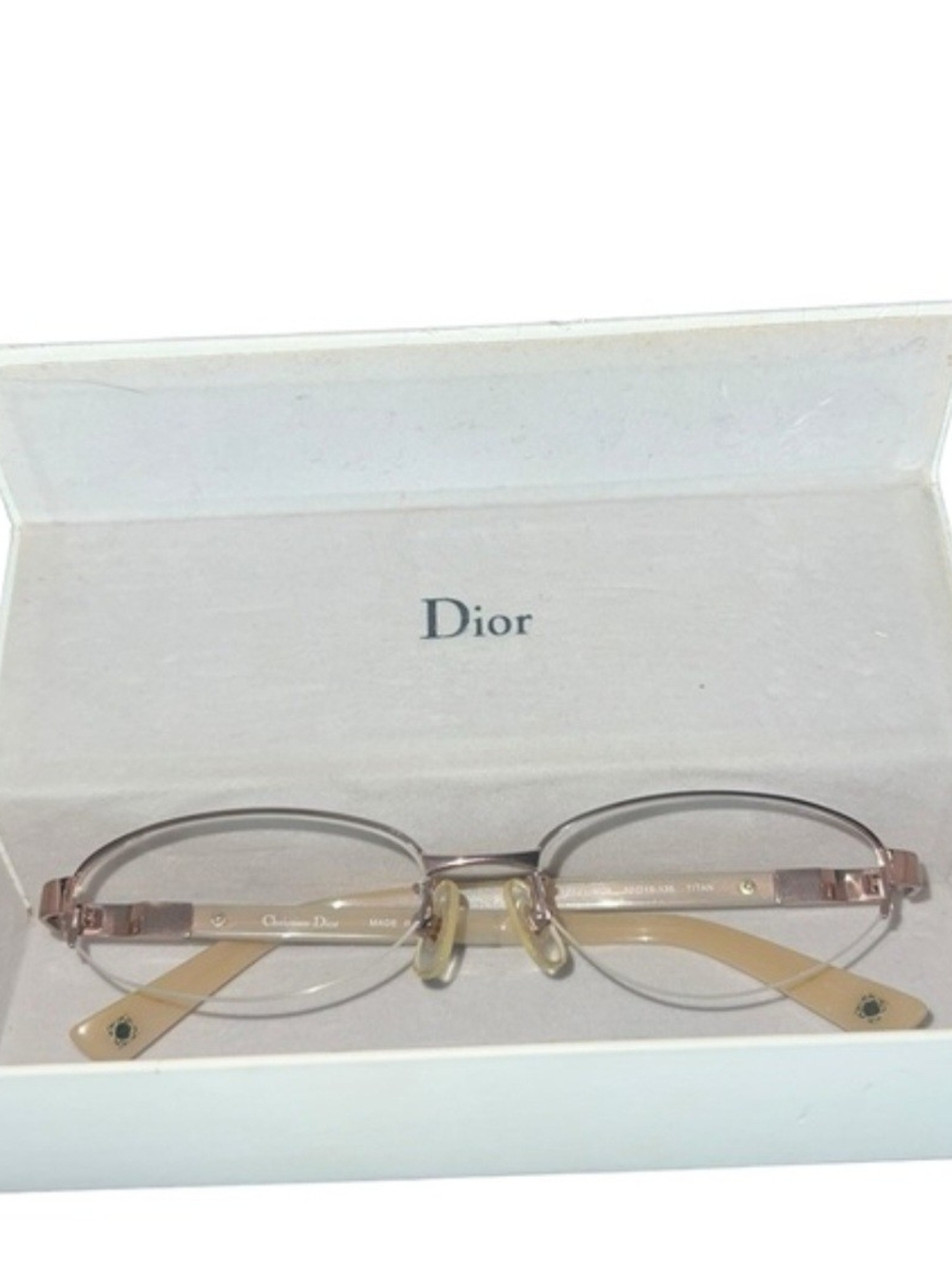 Dior Women's Eyeglasses in Pink And Cream